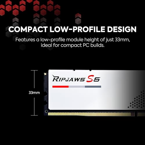 DDR5 RAM 32GB (2x16GB) 6000MT/s CL32-38-38-96 1.35V Desktop Computer Memory UDIMM Matte White P556
