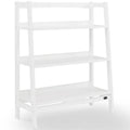 White 3 Shelf Ladder Bookcase D566