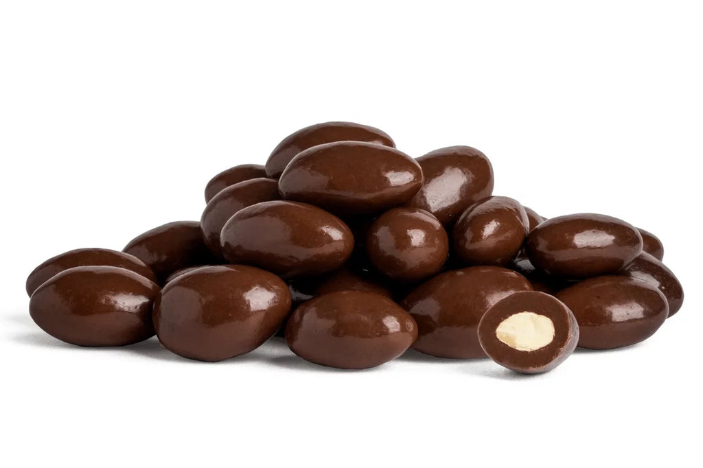 Dark Chocolate-Covered Almonds 20 lbs A1637