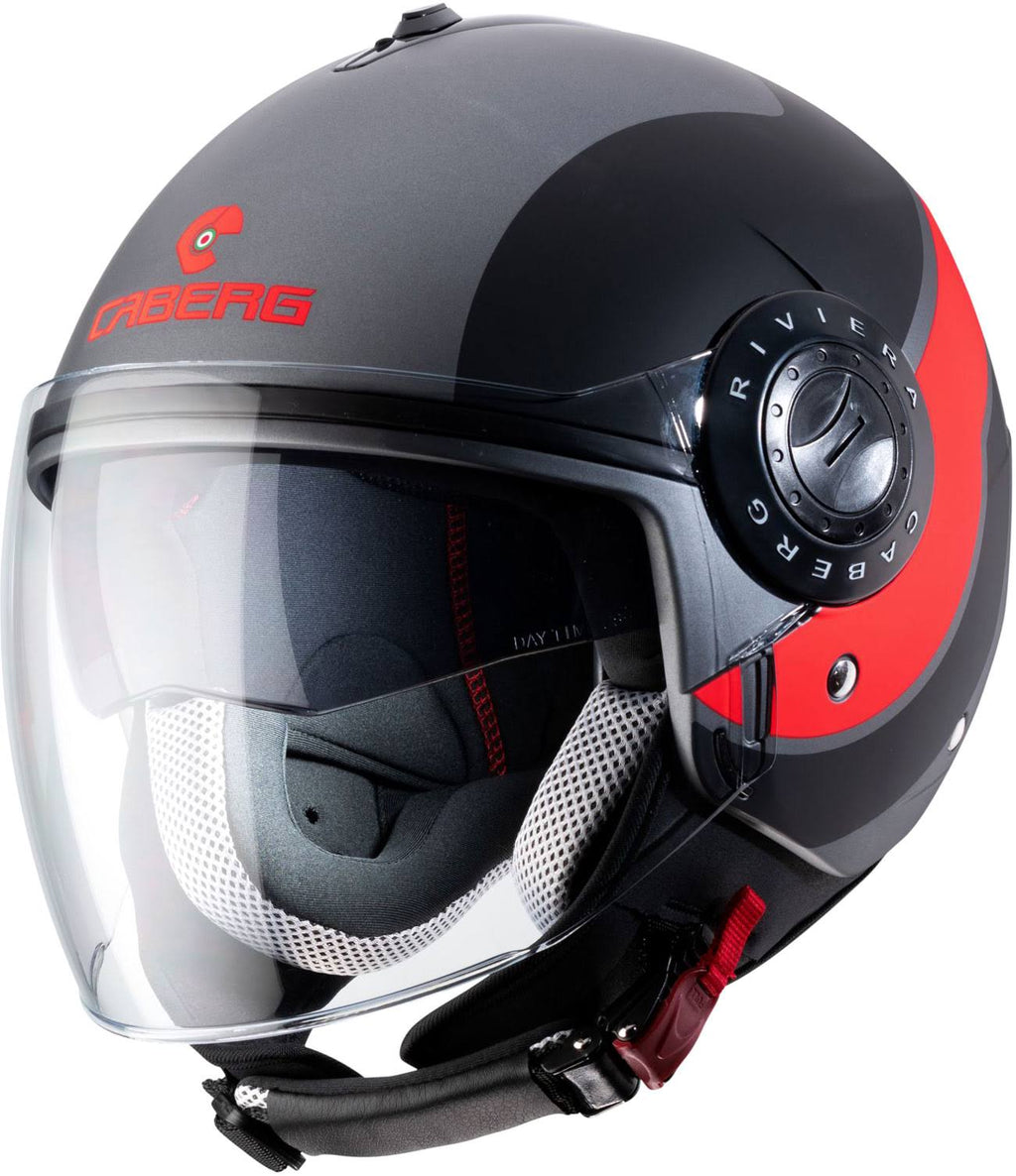 Black Red Jet Helmet J90241