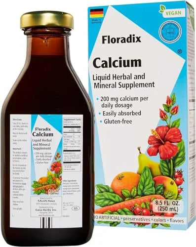 Calcium Liquid Mineral Supplement 250ml V4886