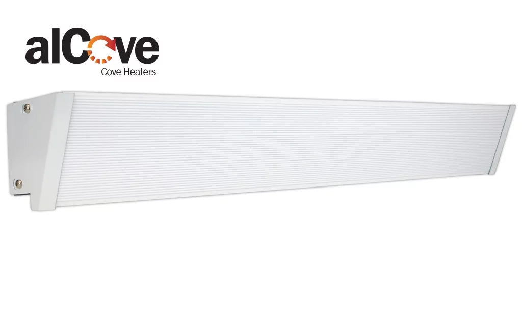 White 560W 120V Electric Cove Heater T96554