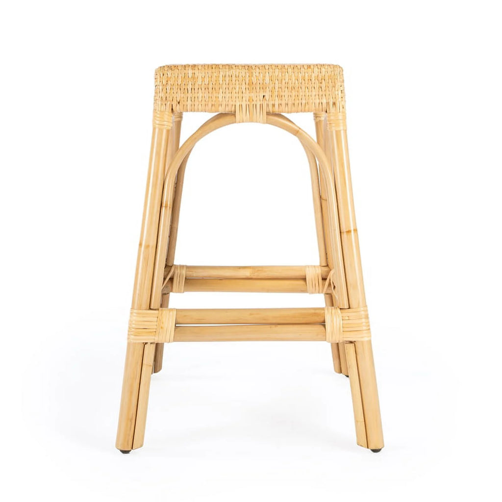 Natural Rattan Counter Stool R7196