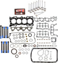 Full Gasket Set Head Bolts Intake Exhaust Valves for Honda Accord Prelude 2.2 F22A 16V Q1267