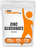 Zinc Gluconate Powder 40mg Gluten Free 500g Y3096