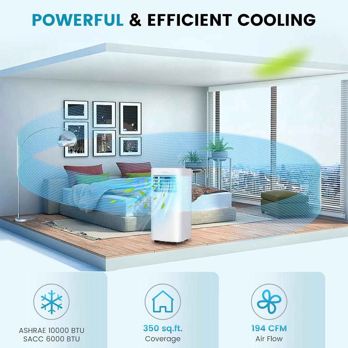 10000 BTU 4-in-1 Portable Air Conditioner M1964