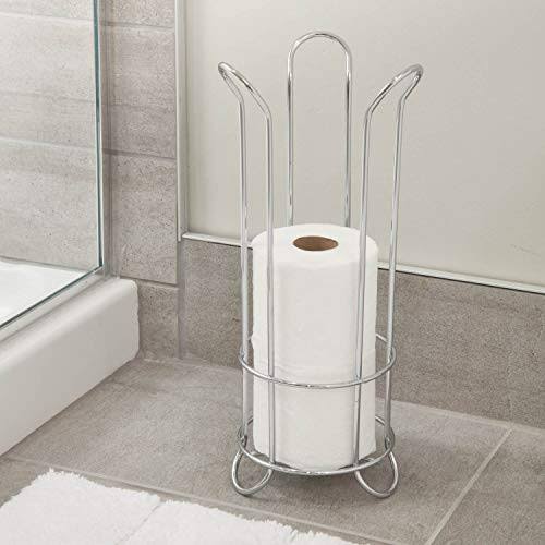 Metal Toilet Tissue Roll Reserve Compact Organizer N43663