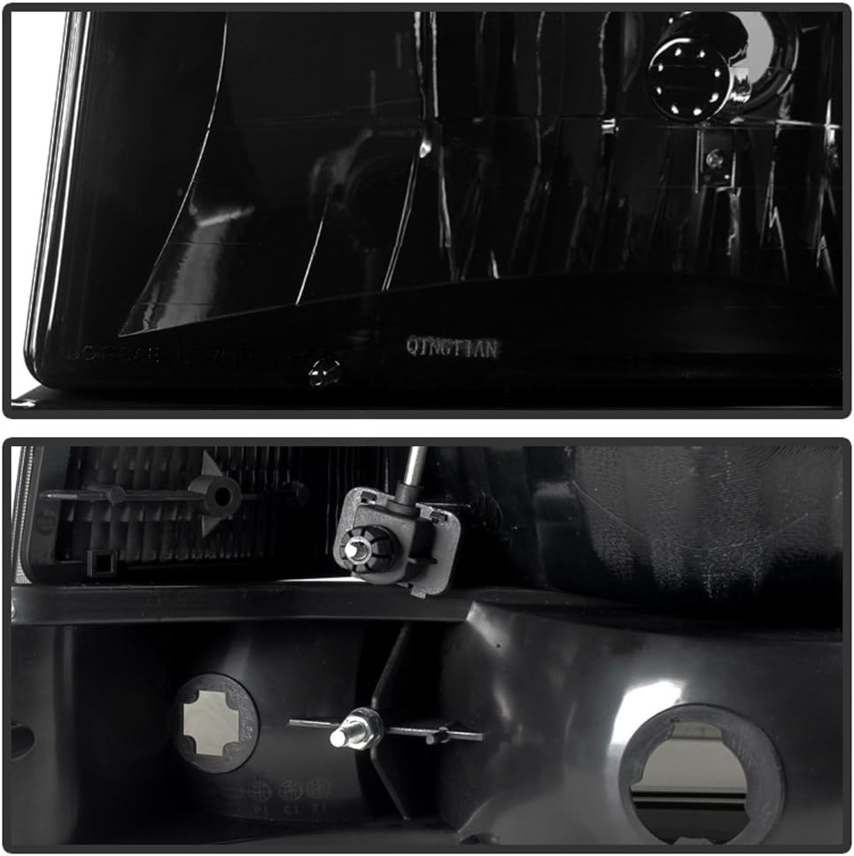 Black Smoked Headlights Bumper Corner Lamps E71169