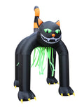 Jumbo 13 Foot Tall Halloween Inflatable Black Cat Archway I874847