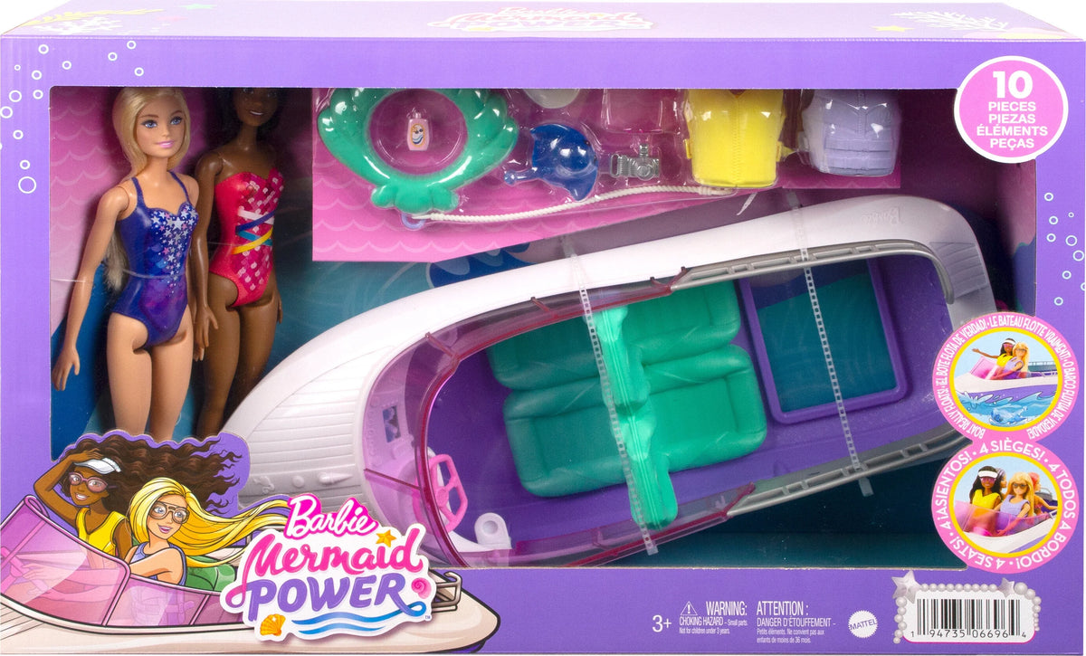 Barbie Dolls with Boat Playset M46905