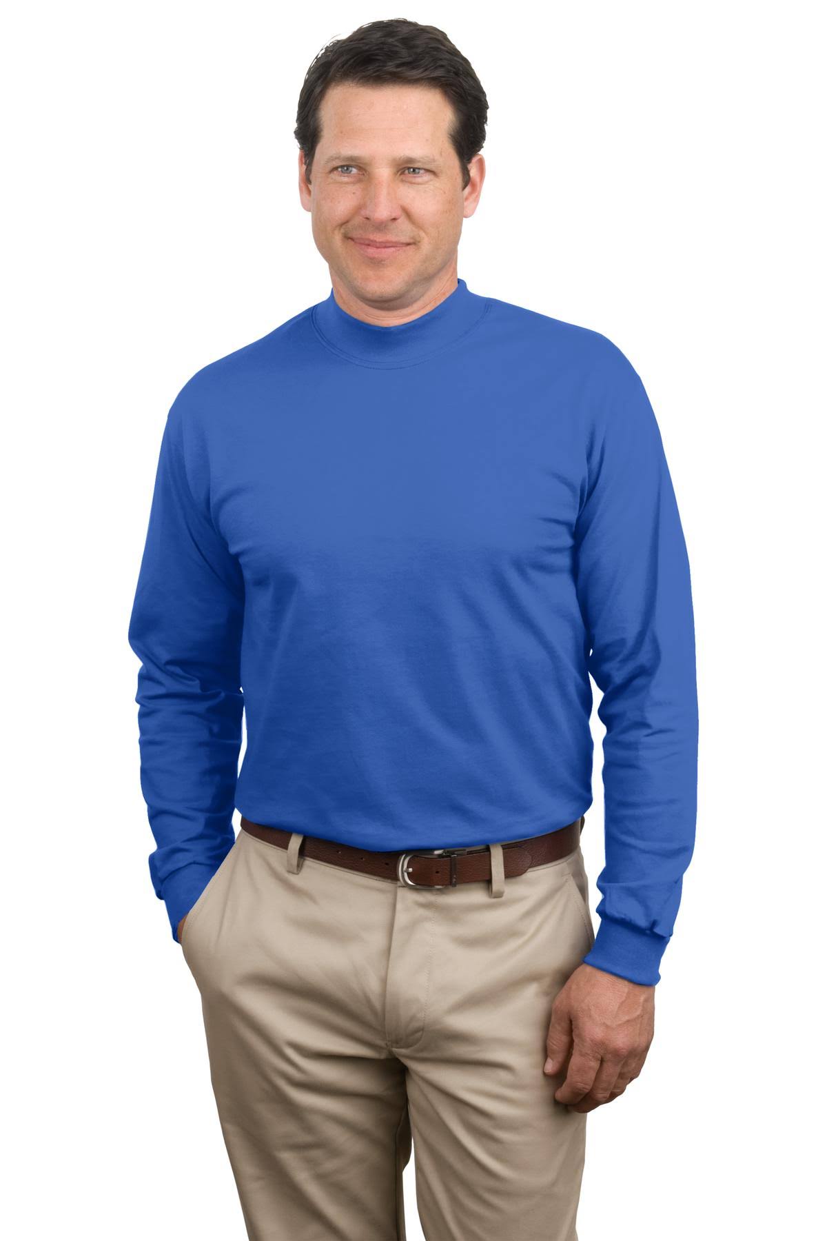 Essential Mock Turtleneck - Royal - S Y356729