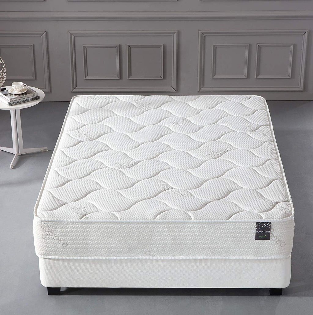 Organic Cotton 10" Spring & Foam Hybrid Mattress V278096