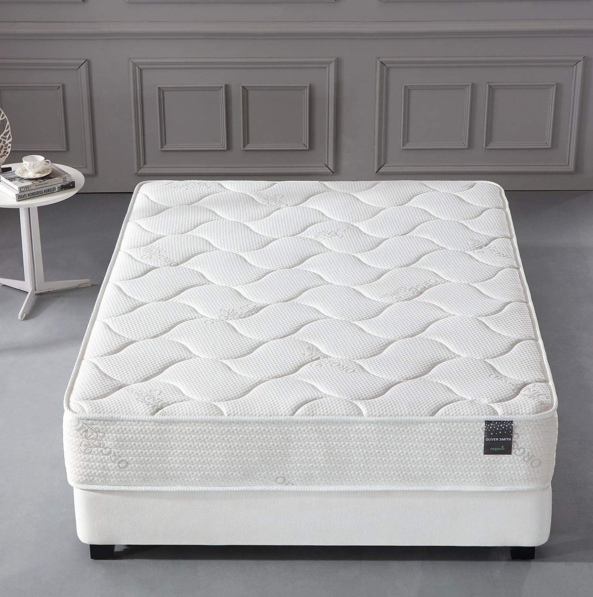 Organic Cotton 10" Spring & Foam Hybrid Mattress V278096