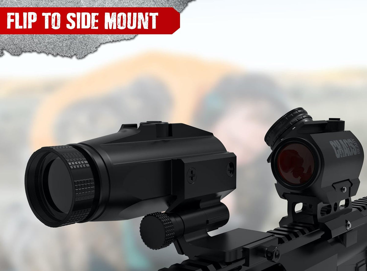 3X Red Dot Magnifier with QD Side Flip Mount S9391