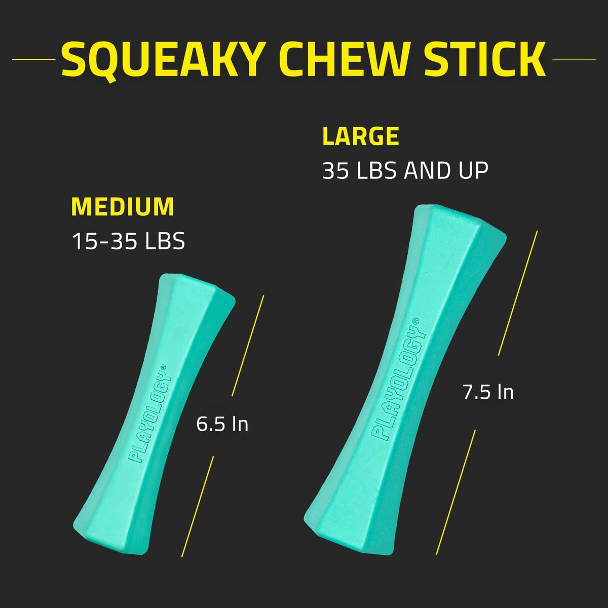 Blue Squeaky Dog Chew Stick Toy O6408