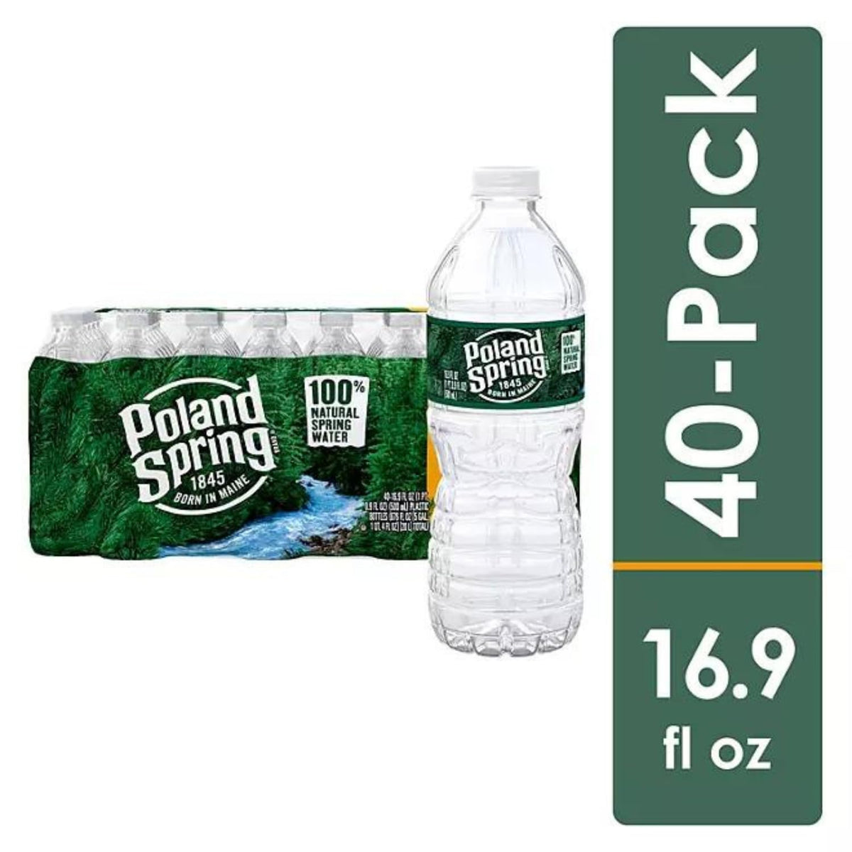 16.9 Fl Oz 40 Pack Spring Water G160