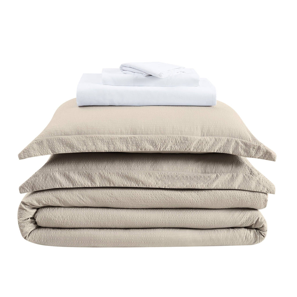 Khaki Full 7 Piece Bed in A Bag Q153