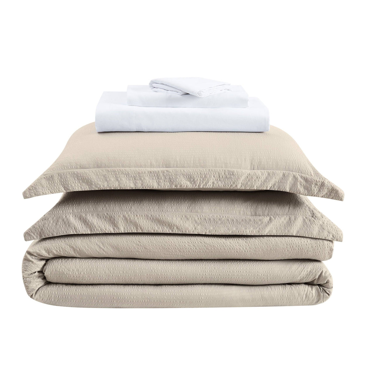Khaki Full 7 Piece Bed in A Bag Q153