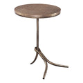Bronze Round Metal Accent Table Y983381