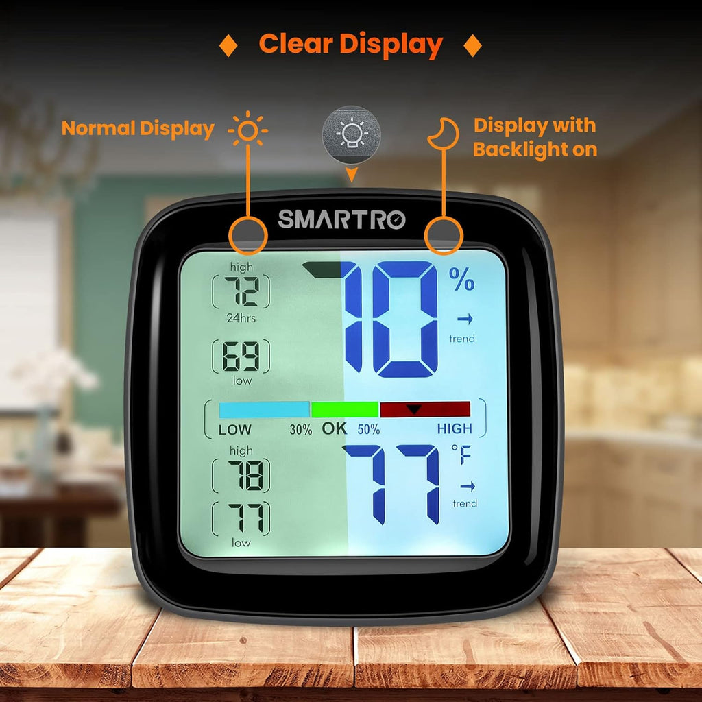 Professional Digital Hygrometer Indoor Thermometer Humidity Gauge Y9954