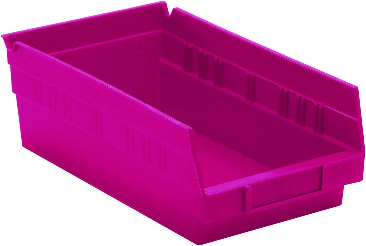Pink 4 inch Economy Shelf Bin M5525