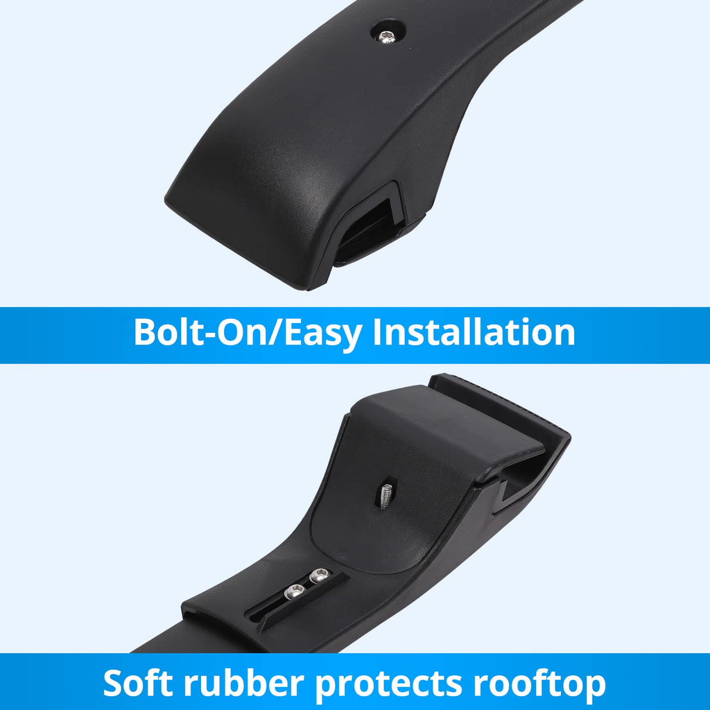 Heavy Duty Steel Roof Rack Cross Bars for Jeep Renegade D2965
