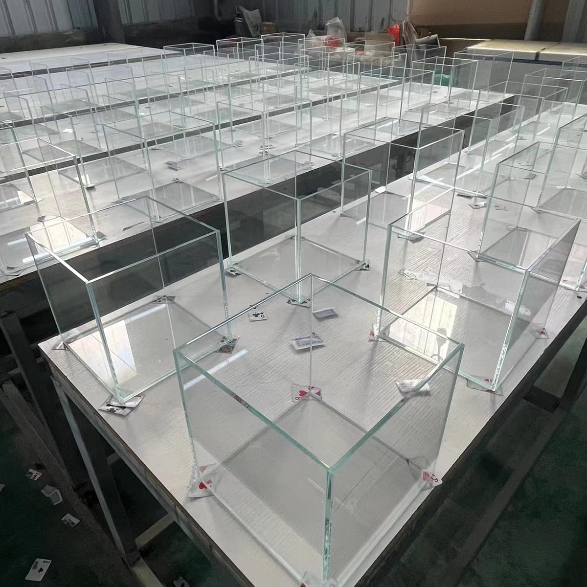 Ultra Clear Rimless Low Iron Glass Cubic Aquarium Tank X445660