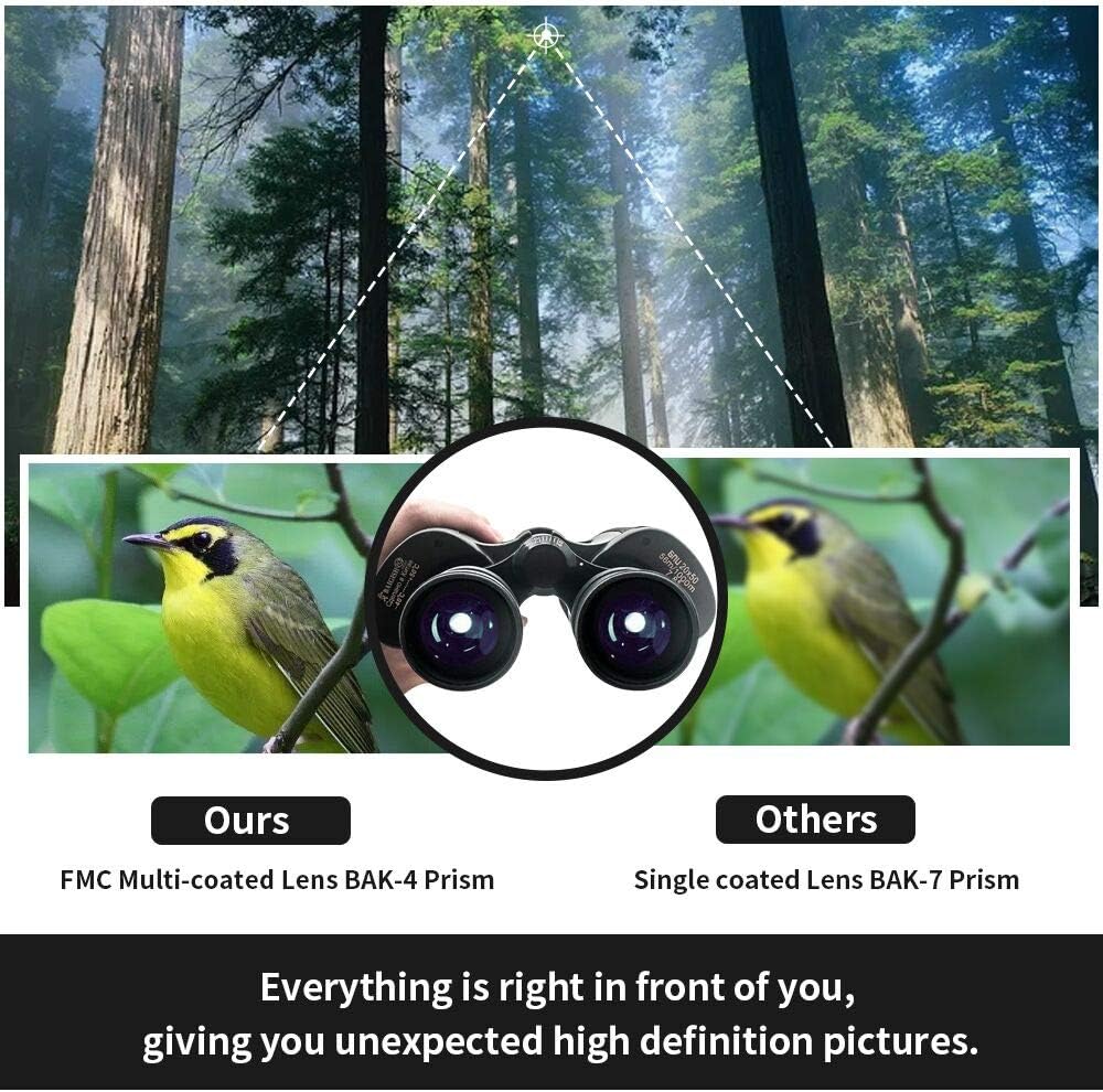 10x50 Waterproof Binoculars with Case and Strap K36614
