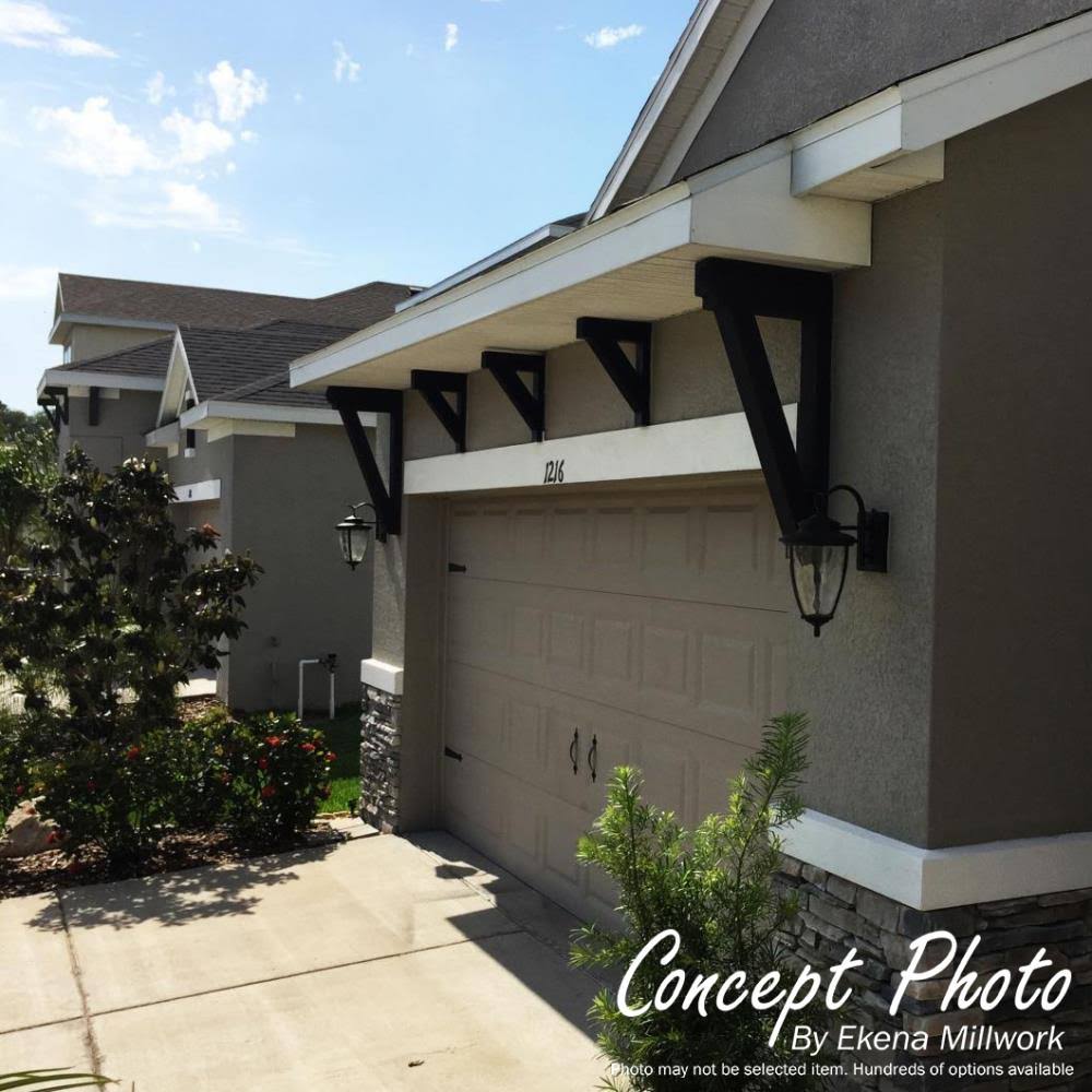 Traditional Block Smooth Bracket, Western Red Cedar K782