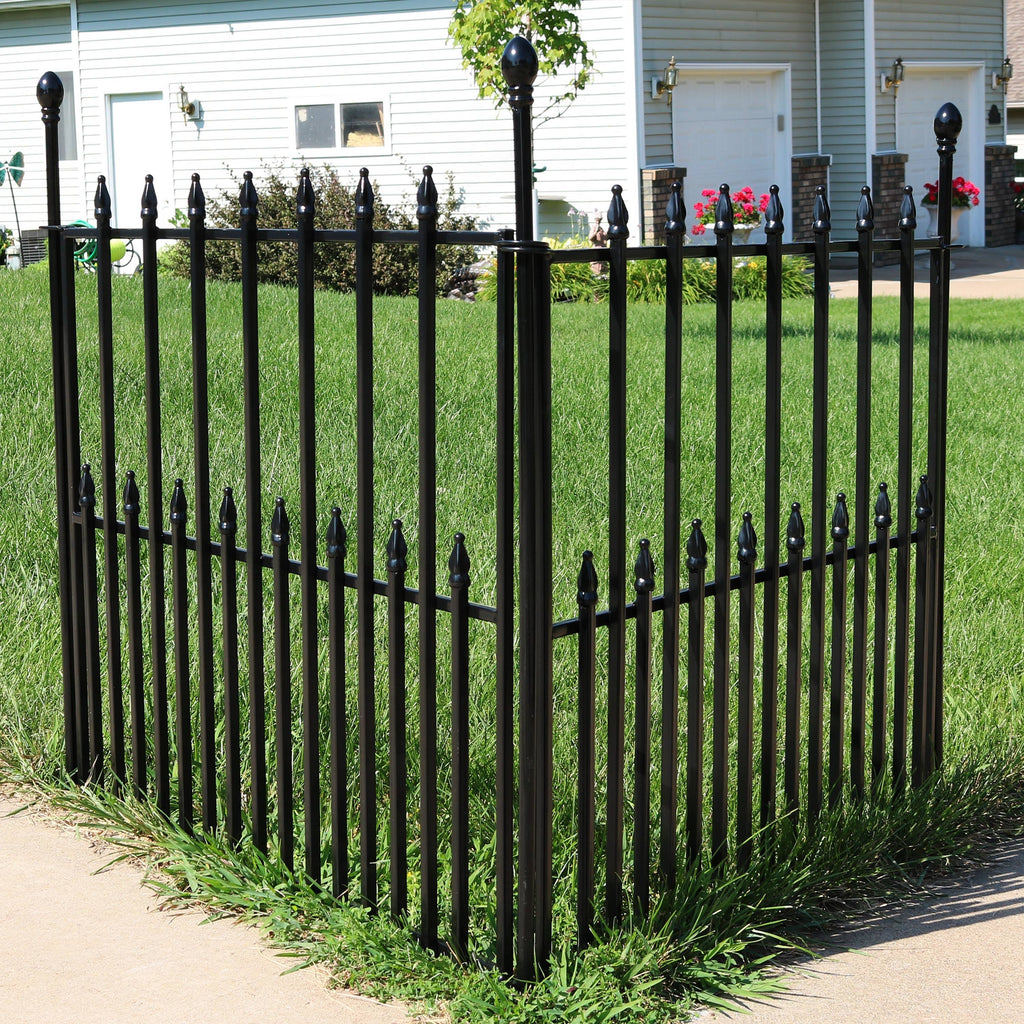 Black Iron Garden Border Fence B1264