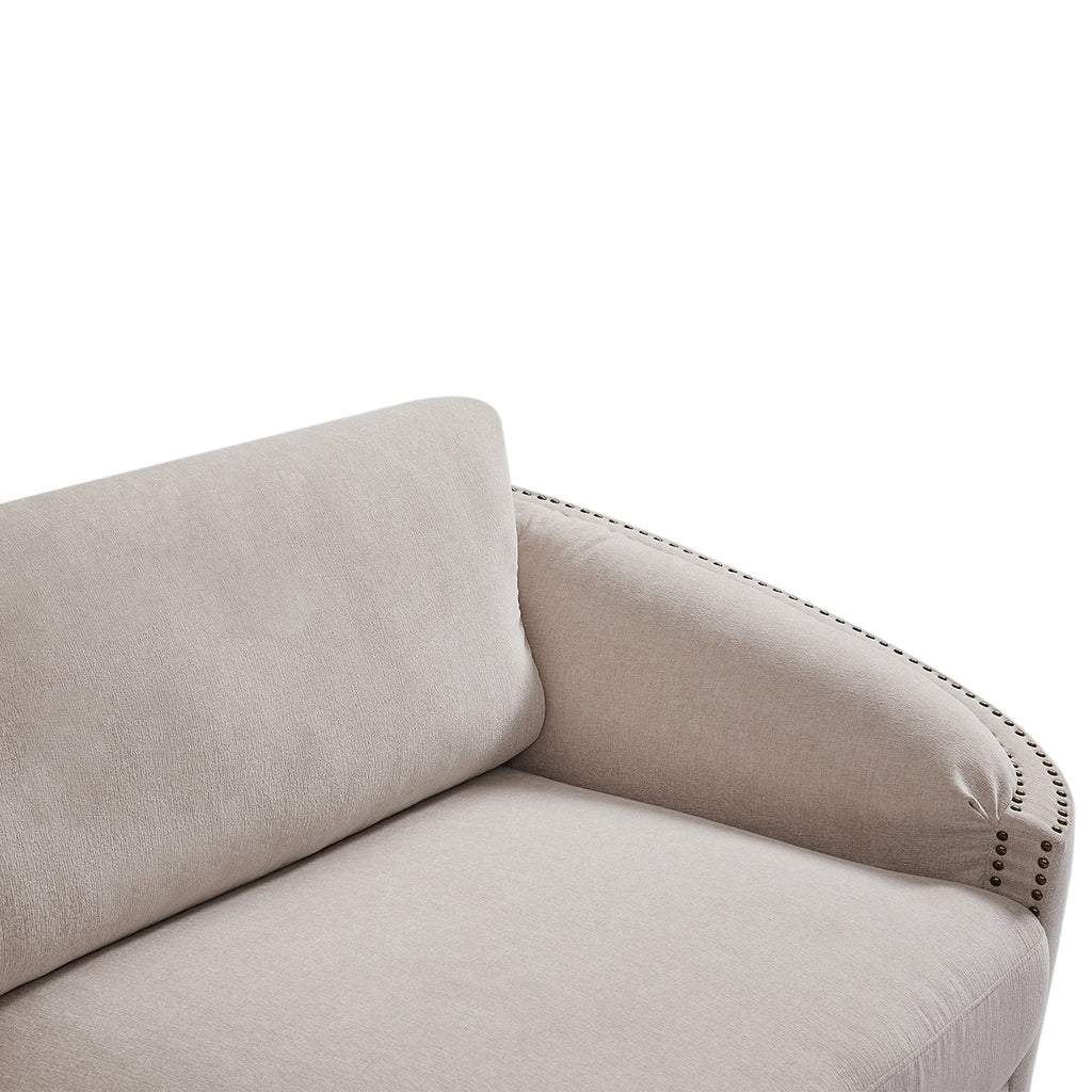 Beige 2 Seat Loveseat Sofa G57425