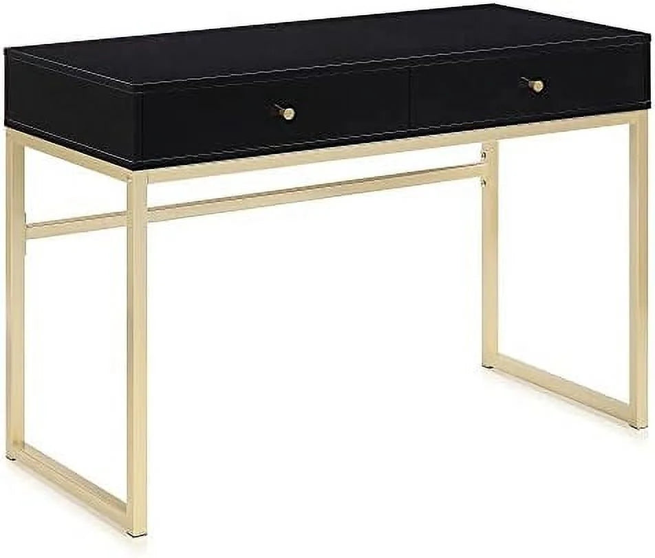 White Vanity Desk with 2 Drawers K657383