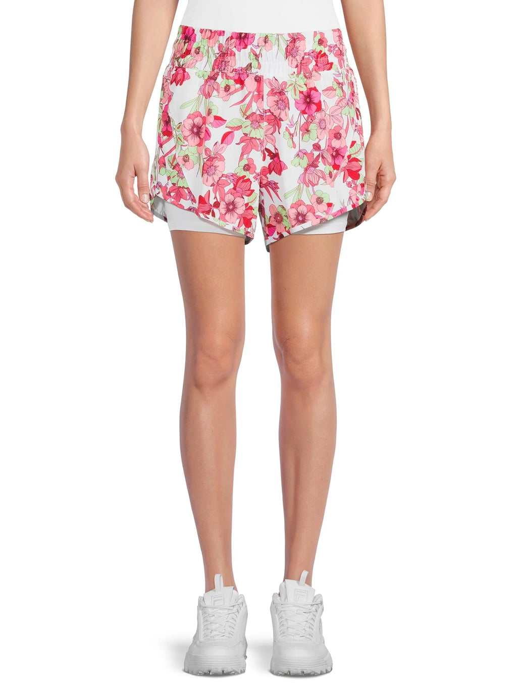 Women's Running Shorts with Bike Liner C7027