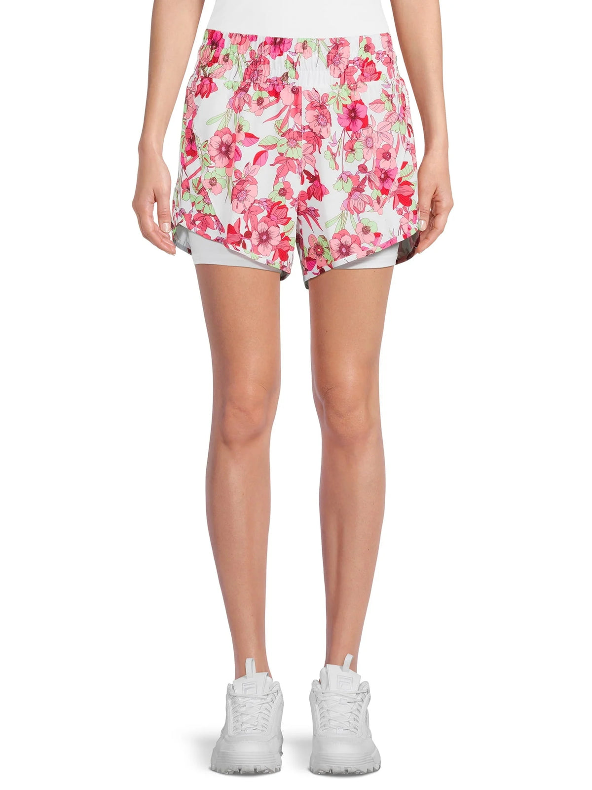 Women's Running Shorts with Bike Liner C7027