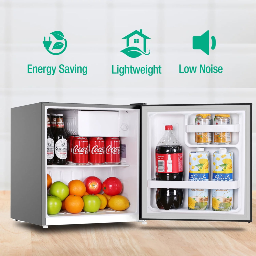 1.7 Cu.Ft Mini Fridge with Freezer, Black O880376