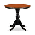 3-Piece Mid Century Modern Dining Set with Wood Table and 2 Chairs D9600