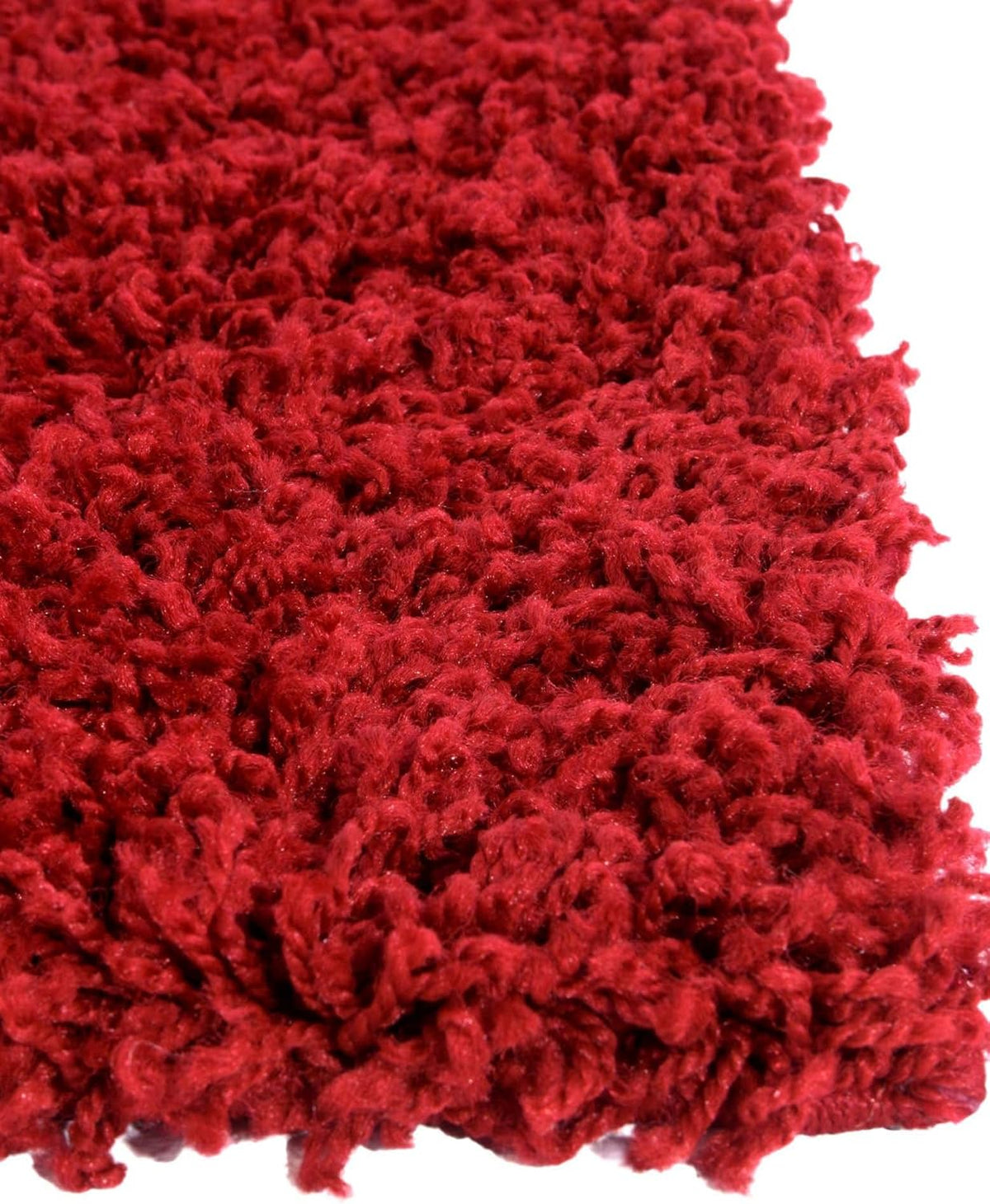 8' x 11' Cherry Red Shag Rug D540537