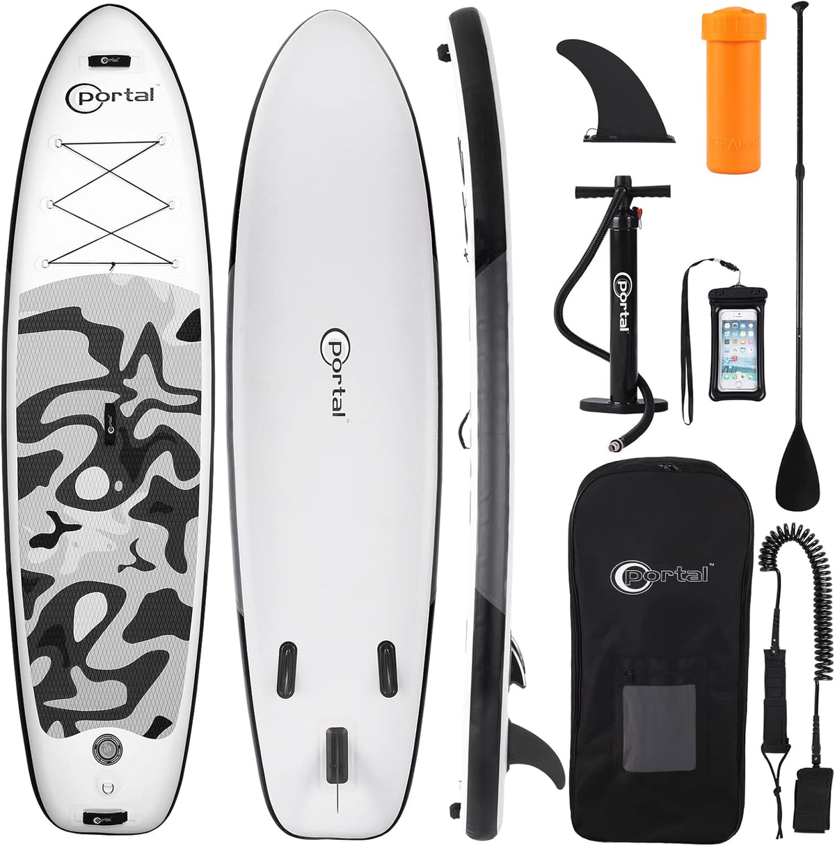 10' Inflatable Stand Up Paddle Board with Carry Bag R82245