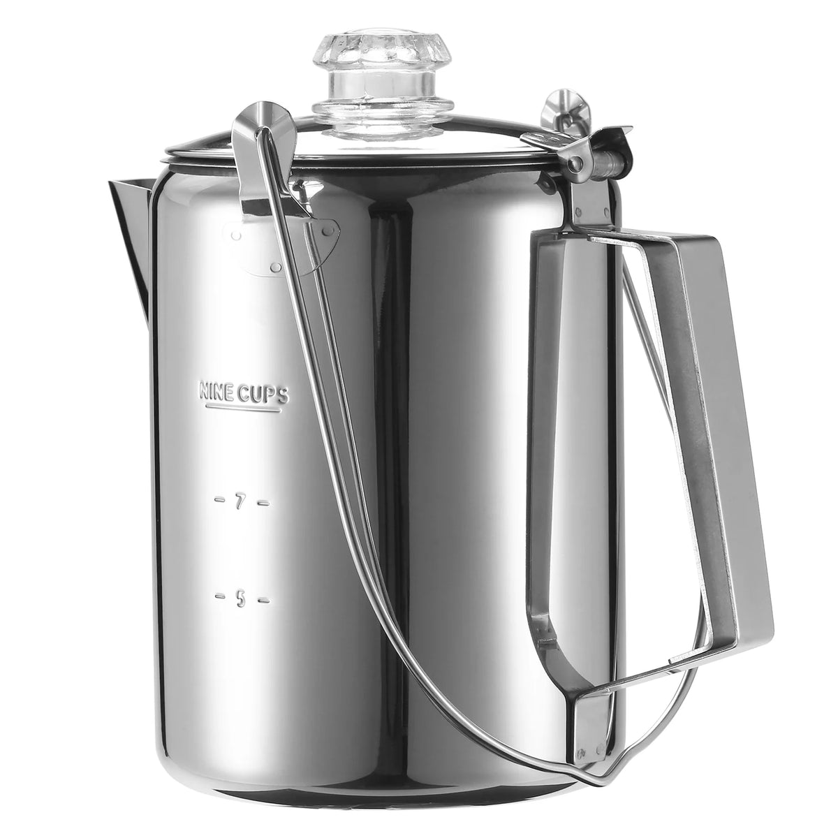 1.2L 9 Cup Stainless Steel Coffee Percolator U515