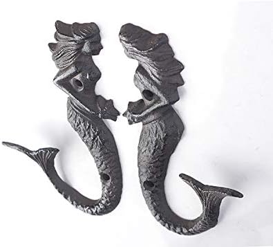 Cast Iron Wall Hooks Pack 2 U2804