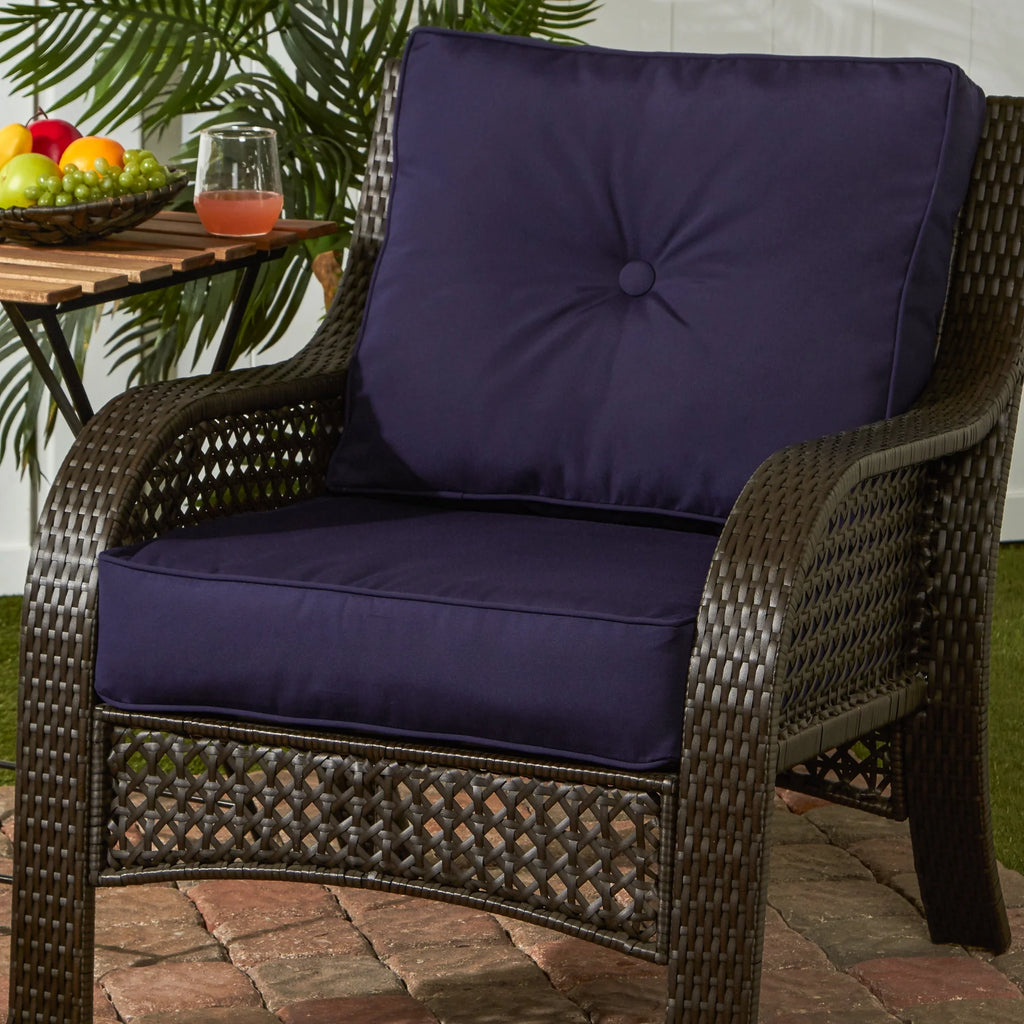 Navy 2-Piece Deep Seat Cushion Set W732
