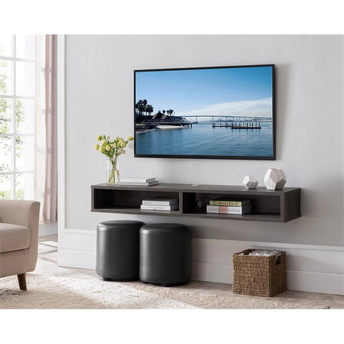 Wall Mounted 60" TV Stand Y847