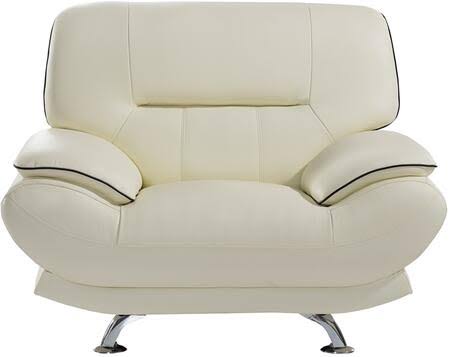 White Armchair M8259