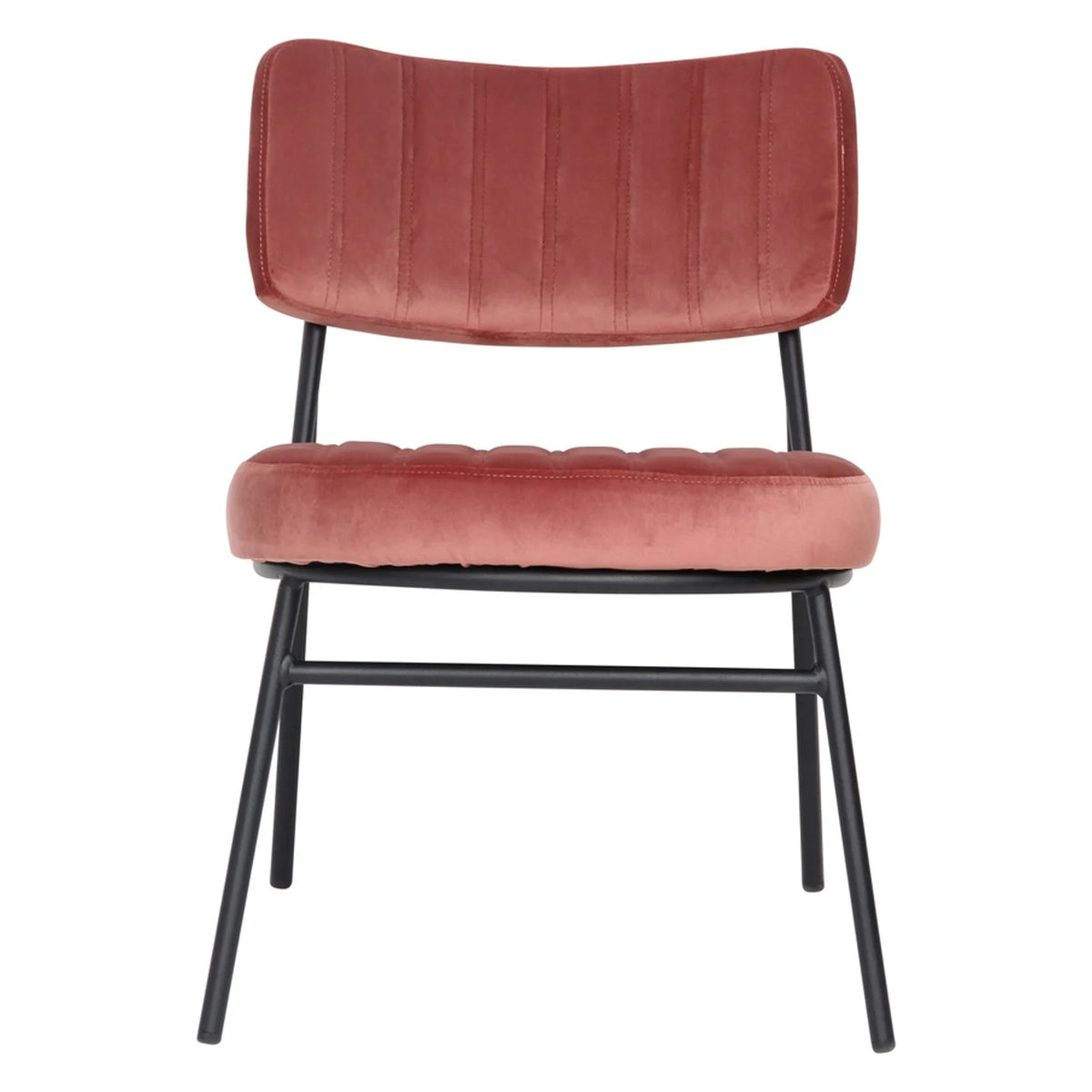 Velvet Accent Chair With Metal Frame Set of 2 I6301