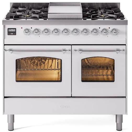 White 40 Dual Fuel Natural Gas Range B99555