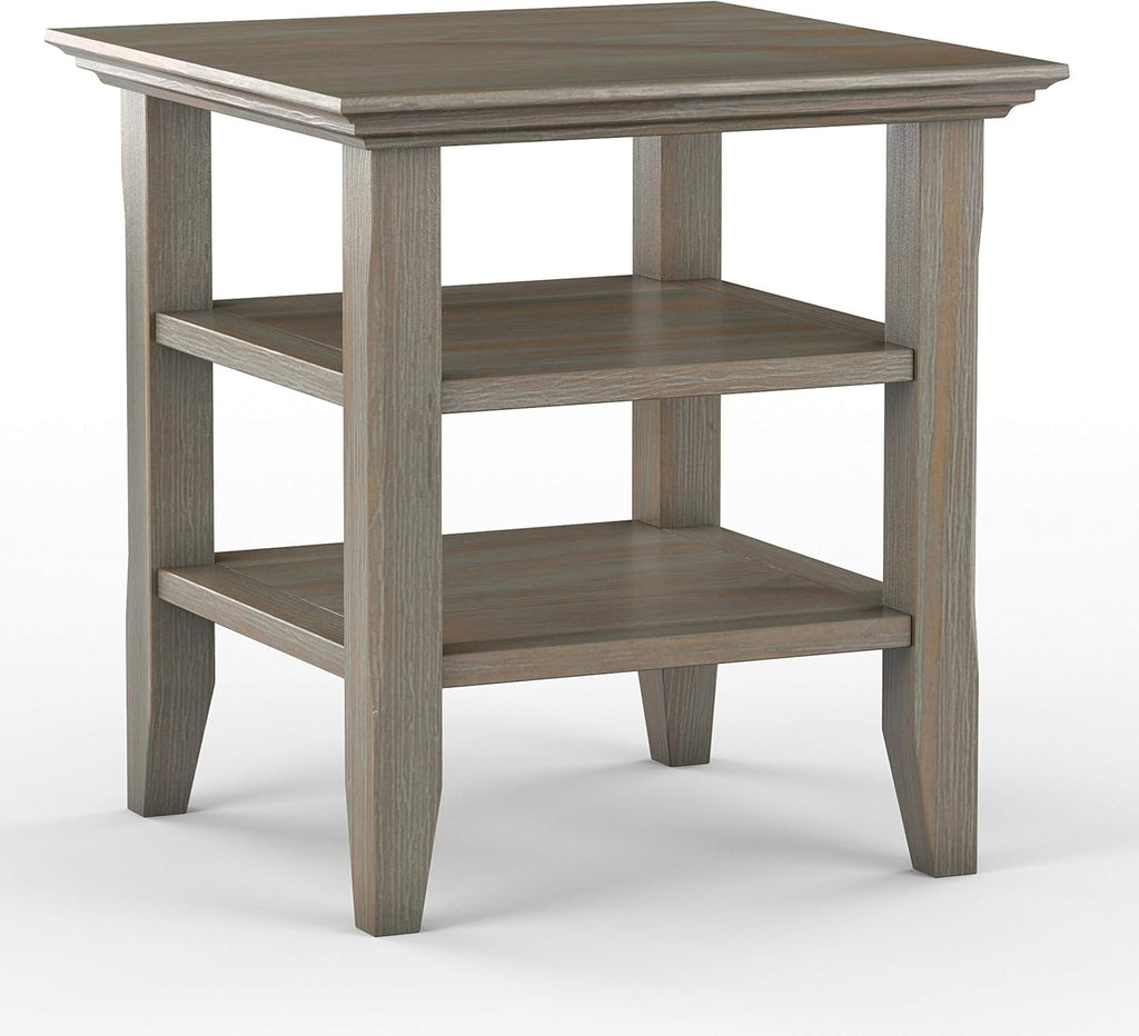Distressed Grey End Table N96127