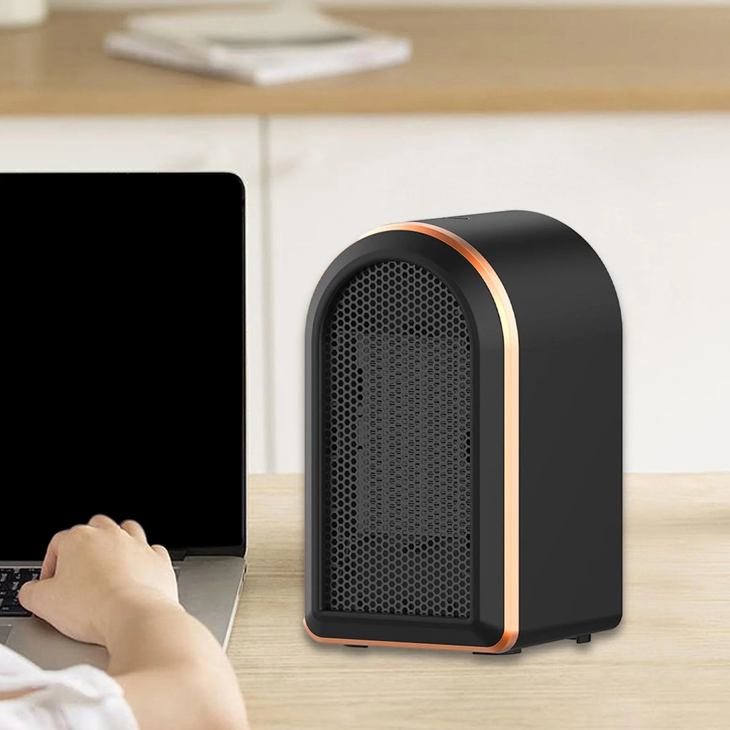 Black Mini Space Heater Fan G334