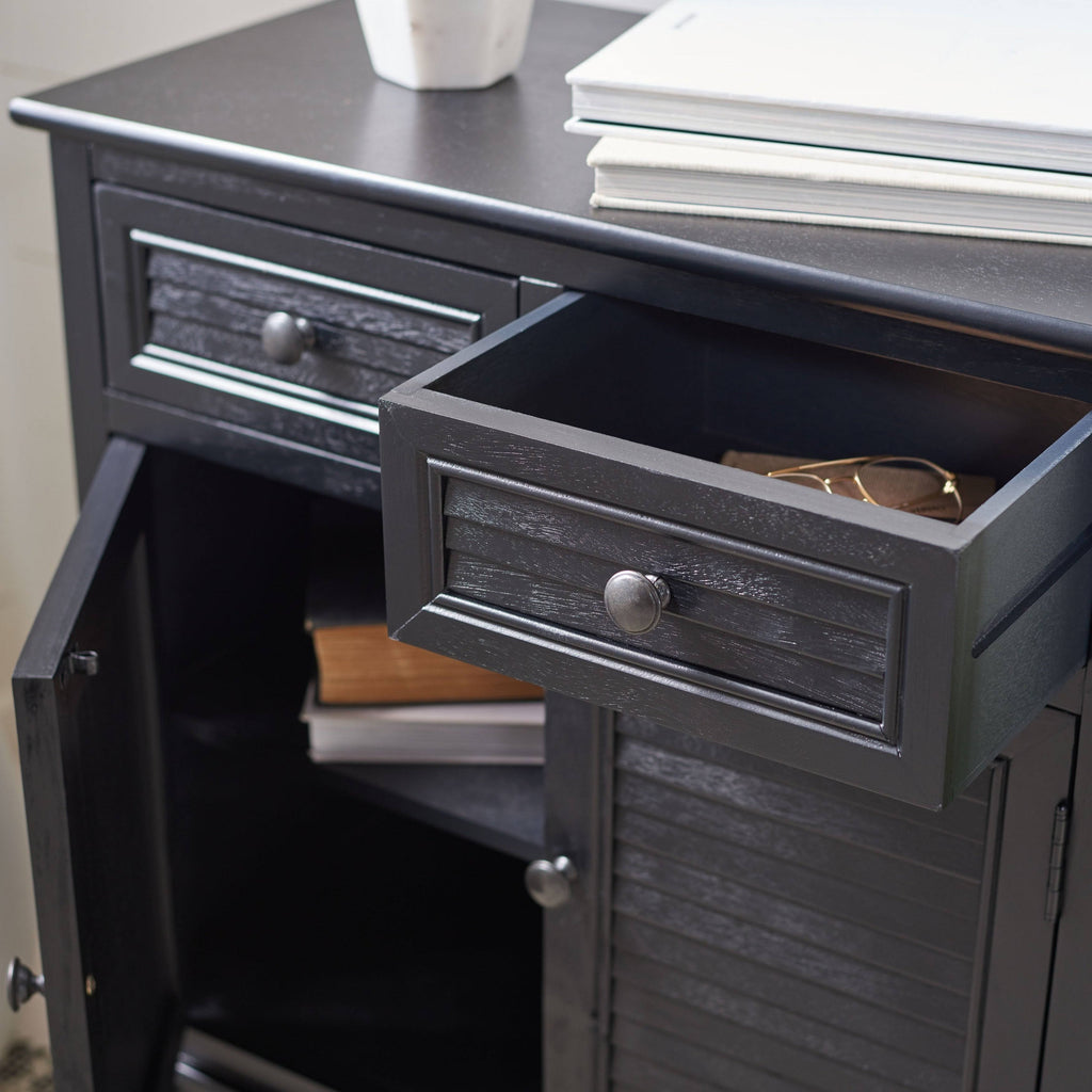 2 Drawer 2 Door Black Sideboard C691541