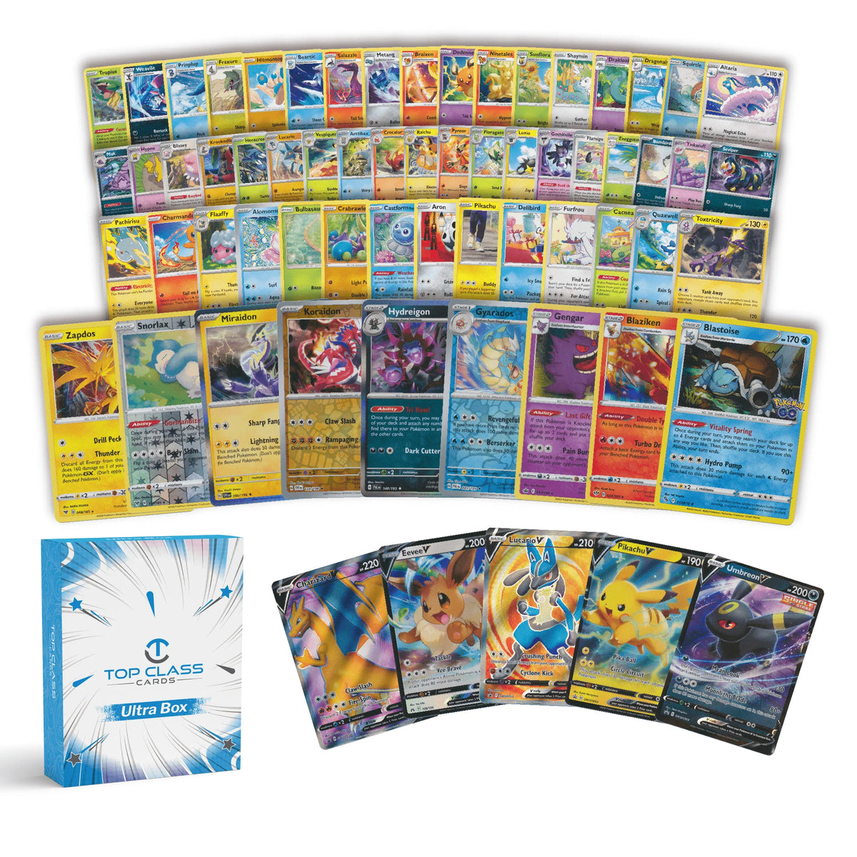 50 Cards Ultra Box with 5 Holos Reverse Holos and 1 Ultra Rare X87937