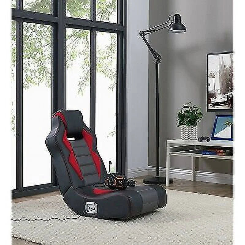 Black/Red Wired Gaming Chair V8054